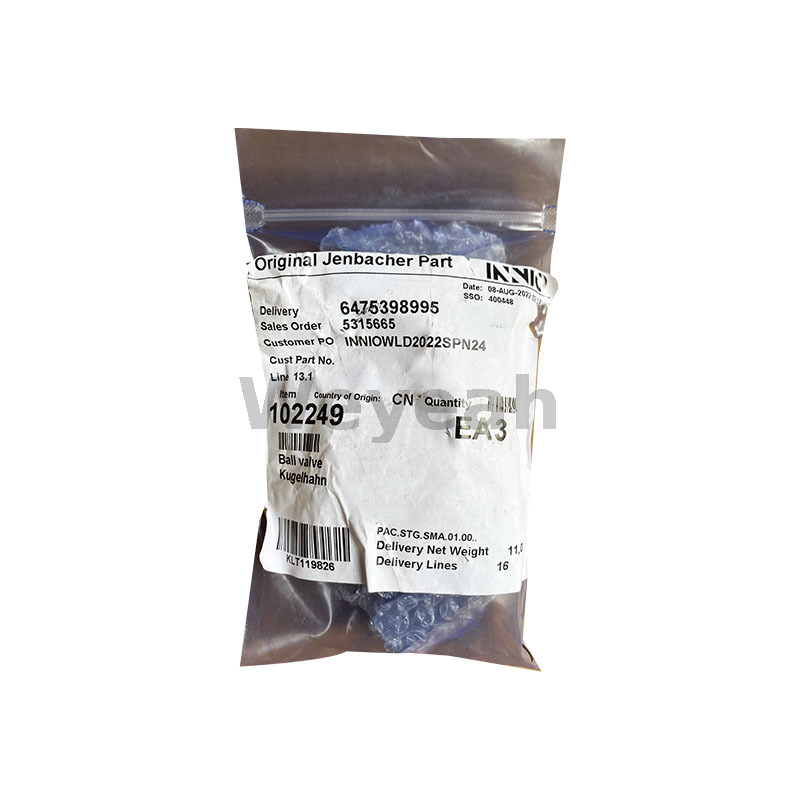 Ball Valve 102249 for Jenbacher gas engine
